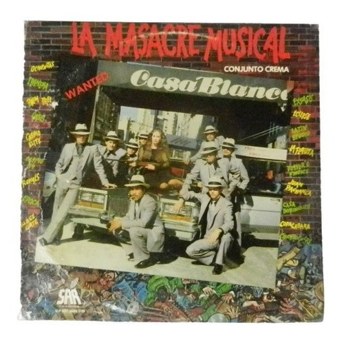 Lp Vinilo Conjunto Crema Masacre Musical Usa Macondo Records