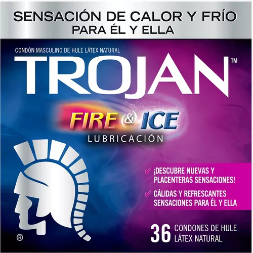 Trojan Fire & Ice Paquete De 36 Condones | Meses sin intereses