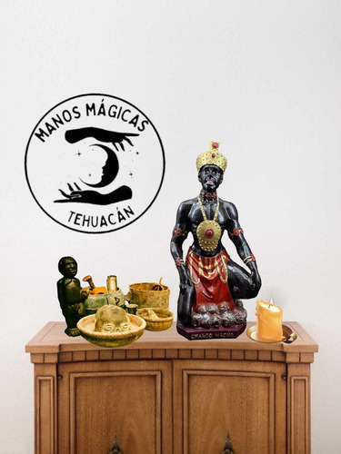 Figura Orisha Chango ( Shango) Santería Resina 30 Cm