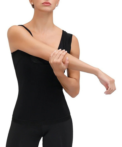 Imagen 5 de 10 de Polera Reductora Faja Modeladora Para Mujer Hombres