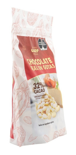 Imagen 2 de 8 de Cacep Repostería | Gotas De Chocolate Blanco | 500g