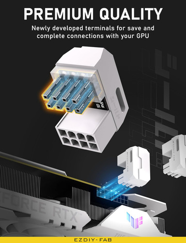 Adaptador De Potencia Gpu De 8 Pines Ezdiy-fab Series De 8 P
