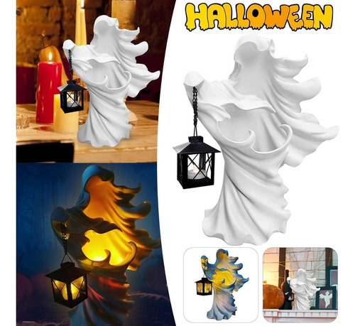 Cracker Barrel Fantasma Adorno De Bruja De Halloween Con Lin