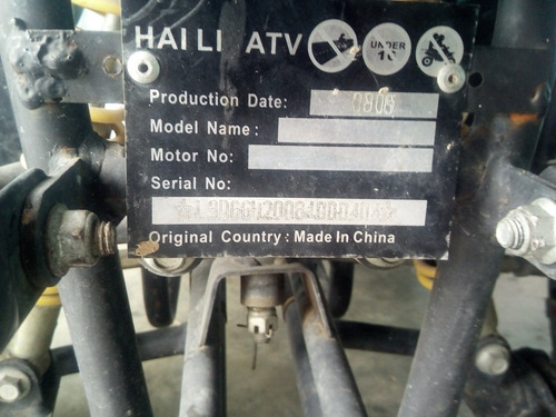 Imagen 1 de 4 de Honda Haili Atv