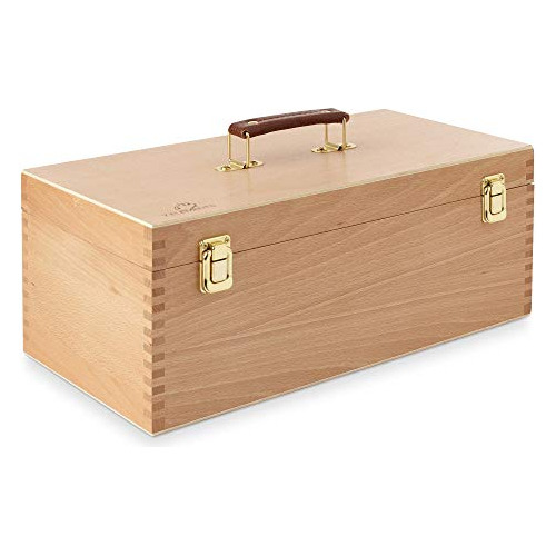 Caja De Almacenamiento De De Arte De Madera Grande Ca...