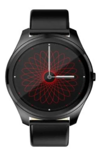 Smartwatch Diggro DI03 caja de 4.38cm con correa de cuero - color black