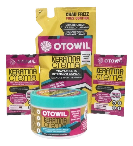 Tratamiento Capilar Keratina Otowil X250 +doypack +regalos