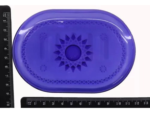2 Base Para Jabón Con Escurridor Y Tapa, Paquete Con 2 Pieza