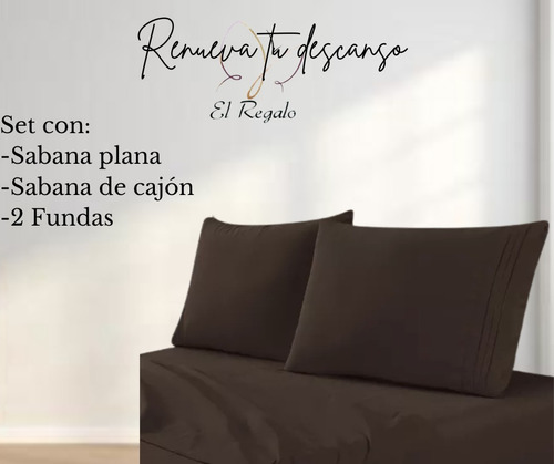 Juego De Sabanas King Size Premium 4 Piezas 2000 Hilos Cama Verde Olivo Liso