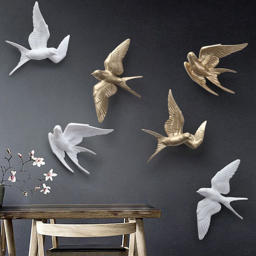 Adornos De Pájaros Para Decoración Exterior, 2 Piezas