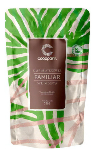 Kit 3x Café Familiar Da Terra Sustentável Moído Coopfam 250g