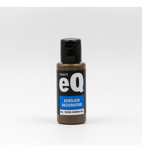 Pintura Acrilica Decorativa Eq Arte 50cc Óleo Tierra Sombra Natural