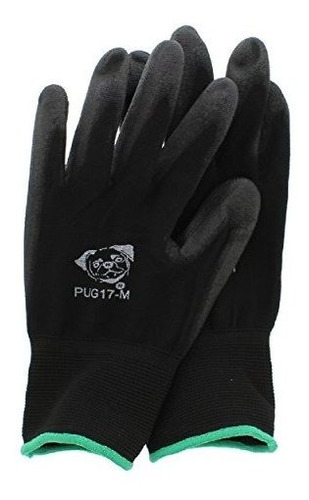 Guantes Guante Mundial Pug17 Negro Nylon, Negro Con Revestim