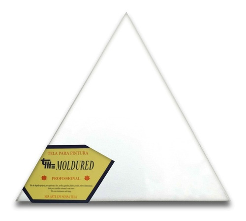 Tela Painel Triangular Para Pintura - 70 Cm - 12 Unidades