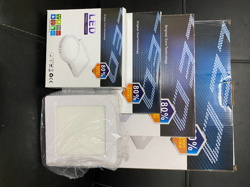 Imagen 2 de 7 de Focos Led Embutido 12w Redondo Luz Fria