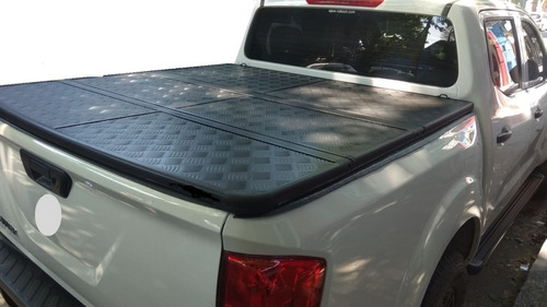 Tapa Trifold Chevrolet S10 2012 Al 2020 Trifold Aluminio Neg