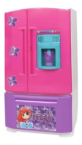 Geladeira Infantil Pink Menina Sai Agua Verdade Magic Toys Cor Outro