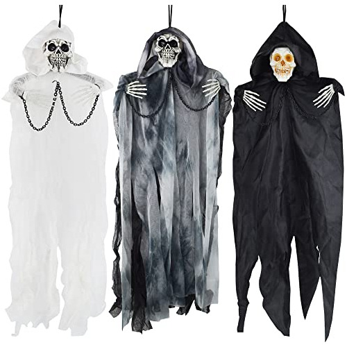 **paquete De 3 Decoraciones Colgantes De Halloween Figu...