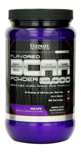 Imagen 1 de 1 de Bcaa 12000 Ultimate Powder Ultimate X 457 Grs Aminoacidos