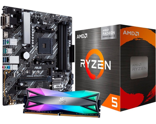 Kit De Actualización Asus Amd B450 Ryzen 5 5600 16gb Ddr4