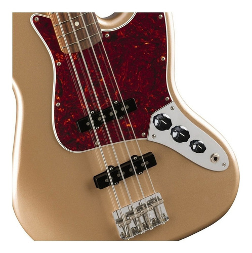 Baixo de jazz Ventera 60s, Pau Ferro Fingerboard String, quantidade de cordas: 4 cores: Firemist Gold