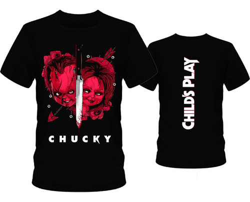 Remera Chucky 10 - Child's Play - Doble Estampa Digital