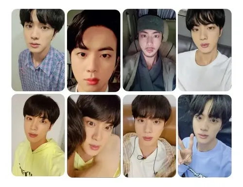 Bts Kim Seok Jin Covers + Selfie Photocards Compilação