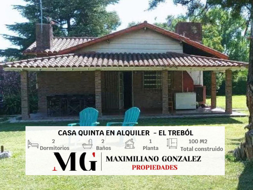 Casa Quinta En Alquiler El Trébol, Ezeiza