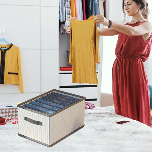 Caja De Almacenamiento De Ropa Plegable, Compartimento De Ar