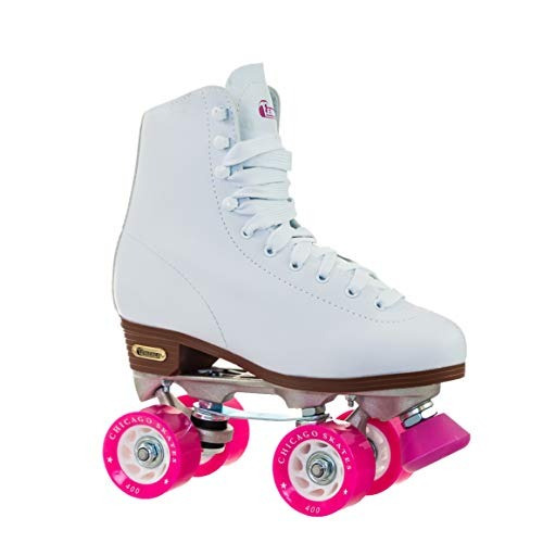 Patines Clásicos De Pista Para Mujer Talla 9 Color Blanco