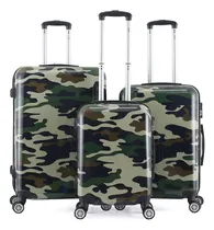 Comprar Valija Set X 3 Estampadas Rigidas Giratorias 360