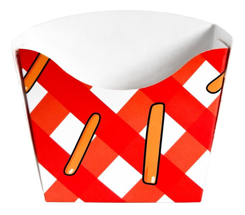 Charolas Para Papas Fritas A La Francesa 3 Diseños (24 Pzs)