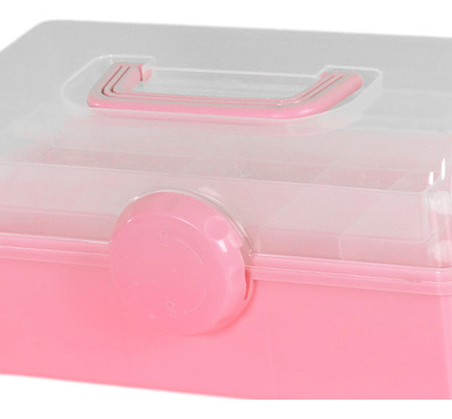 Am Caja De Almacenamiento De 3 Capas, Organizador De Rosa Y