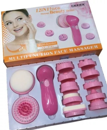 Masajeador Facial Limpiador Exfoliante Facial 12 En 1 