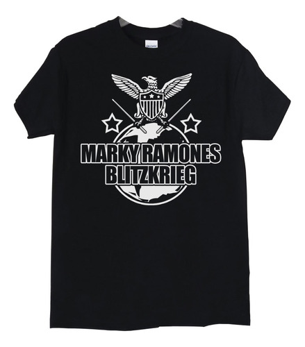 Polera Marky Ramone Blitzkrieg Logo Punk Abominatron