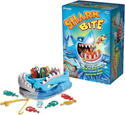 Juego De Mesa Shark Bite Bocadillo De Tiburón 2-4 Jugadores