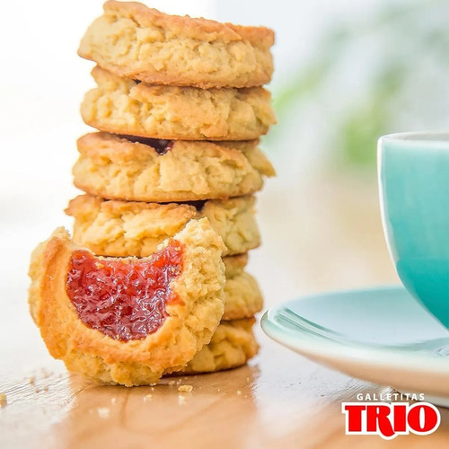 Imagen 3 de 9 de Galletitas Pepas Trio Membrillo Mermelada Galletas Dulces