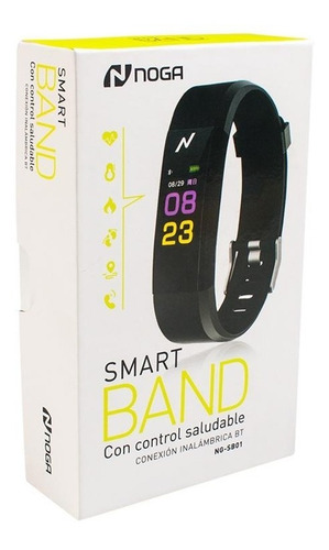 Imagen 3 de 3 de Smartband Noga Band Ng-sb01 Malla Intercambiable Celeste Bt