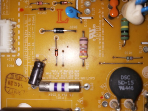 Tarjeta Fuente Lg Lg-3214pl1 N° De Parte Pcb:eax65391401 (Usado)