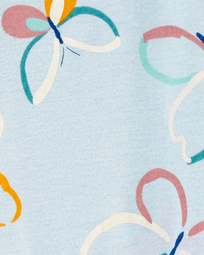 Imagen 2 de 3 de Pijama Con Pie Mariposas Algodon Carters 1n048310