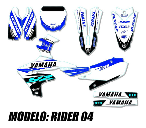 Kit Calcos Para Yamaha Yzf 250/450 2018 Al 2020 - Gruesas!