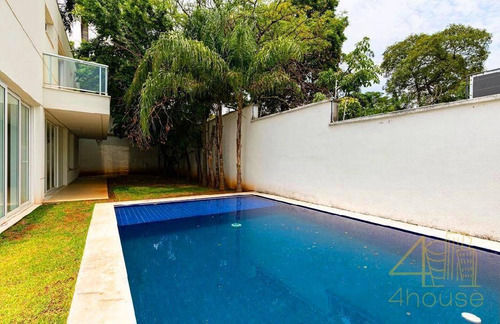 Porto Fino Na Rua Zacarias De Gois No Brooklin. | Casa Em Condomínio Fechado Com Piscina, Quintal Gramado, 4 Suítes, Muito Espaço E Segurança. - Ca0528