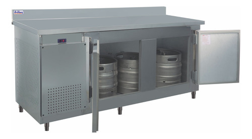 Balcão Refrigerado P/ Chopp Rf038c 3 Barris De 50l Frilux