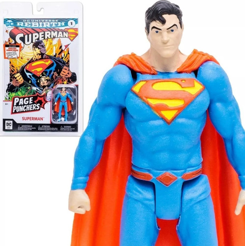 Mcfarlane Toys  - Superman Rebirth- Figura Y Comic