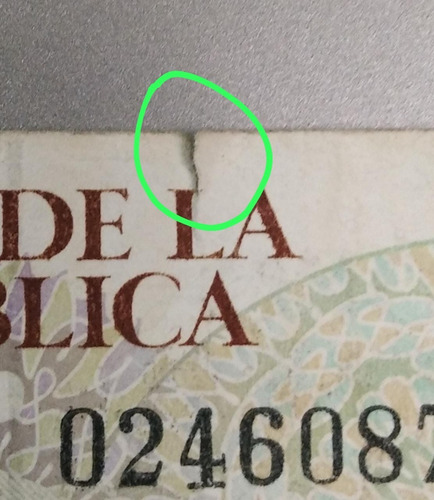 Imagen 2 de 3 de Billete Antiguo Colombiano 1000 Pesos Galan Año 1979 Bueno