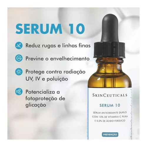Sérum Facial 10 Skinceuticals Antioxidante 30ml