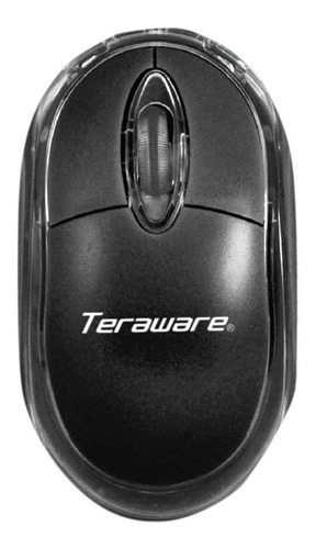 Mouse Alámbrico Teraware Pe169268, 3 Botones, Negro