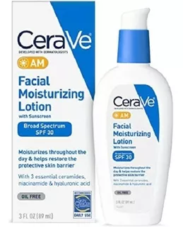 Cerave Am Facial Moisturizing Lotion Spf30 Oil Free (89ml)