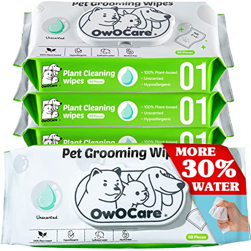 Dog Wipes For Paws And Butt,pet Wipes For Dogs Hypoalle...