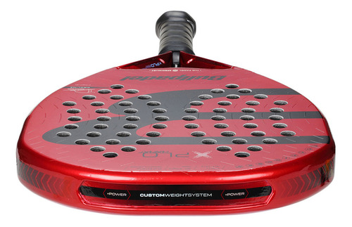 Pala Padel Bullpadel Xplo 25 Multieva X-tend Carbon 12k 370g Color Negro